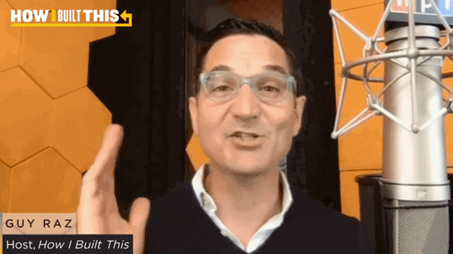 Thumbnail for YouTube video interview from How I Built This with Guy Raz